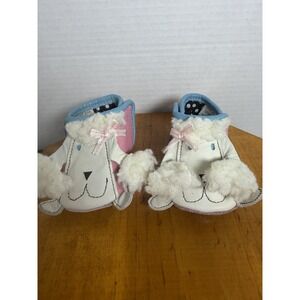 Goody Baby Booties Size S Leather Upper & Sole Shearling Lamb Design